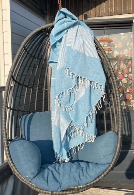 2-persoons hamamdoek turquoise