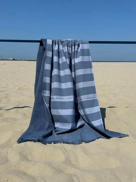 Gestreepte hamamdoek Horizon