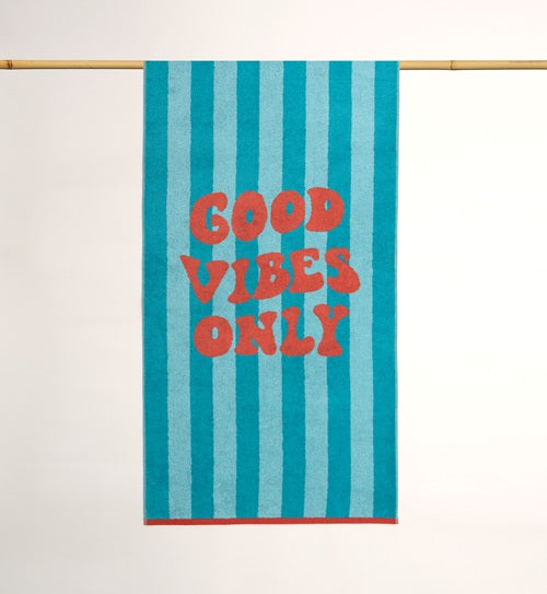 Kinderstrandhanddoek Good Vibes Only