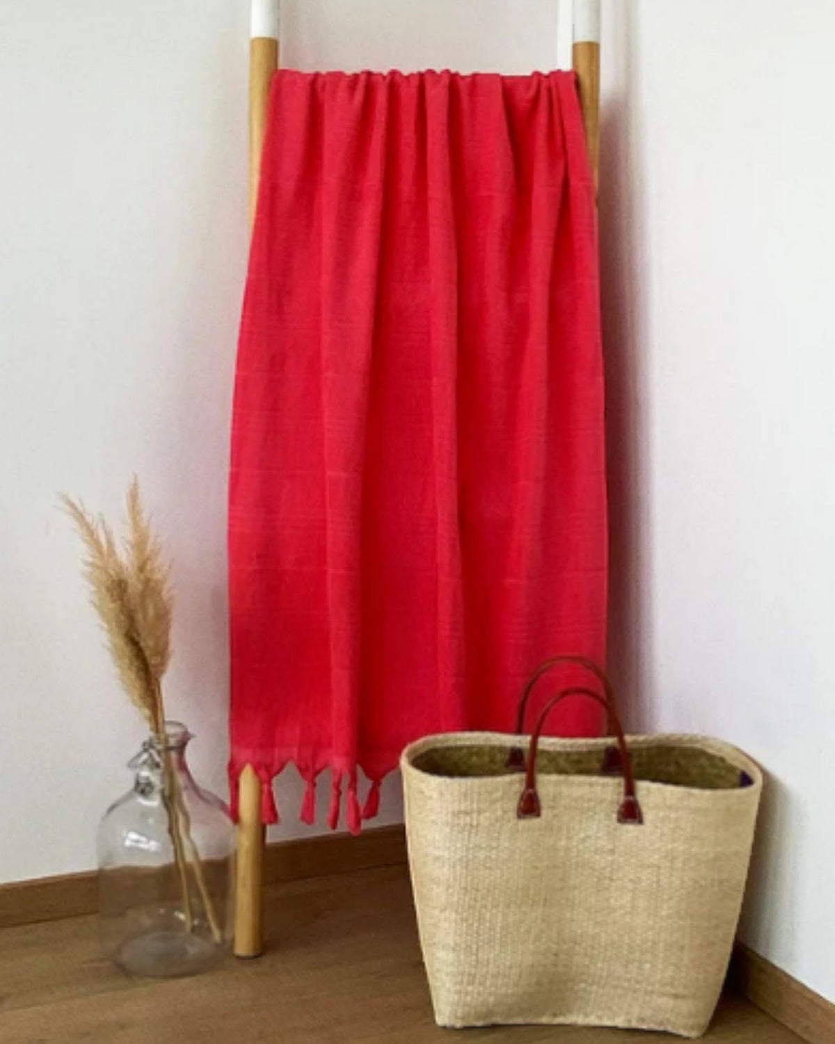 XXL Hamam towel with terry cloth