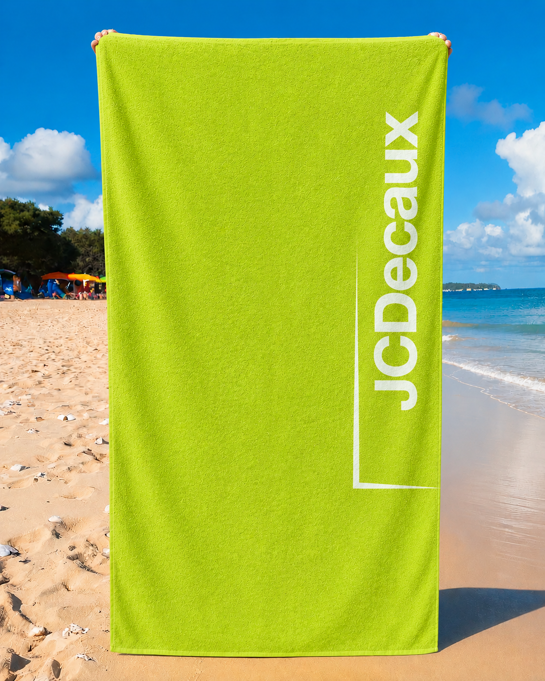 Strandtuch mit S&LT-Print