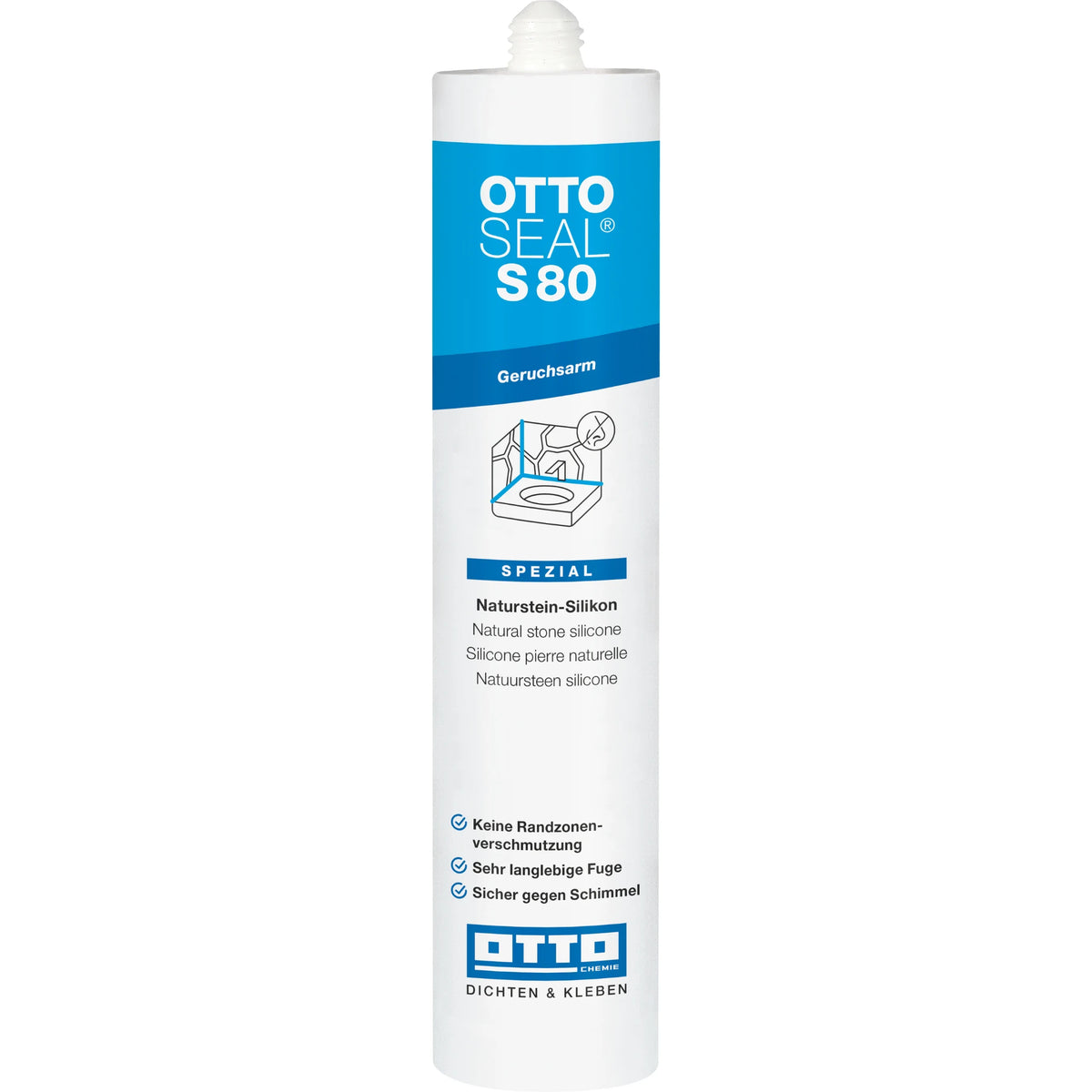 Image produit OTTOSEAL S 80 silicone pour pierre naturelle à faible odeur