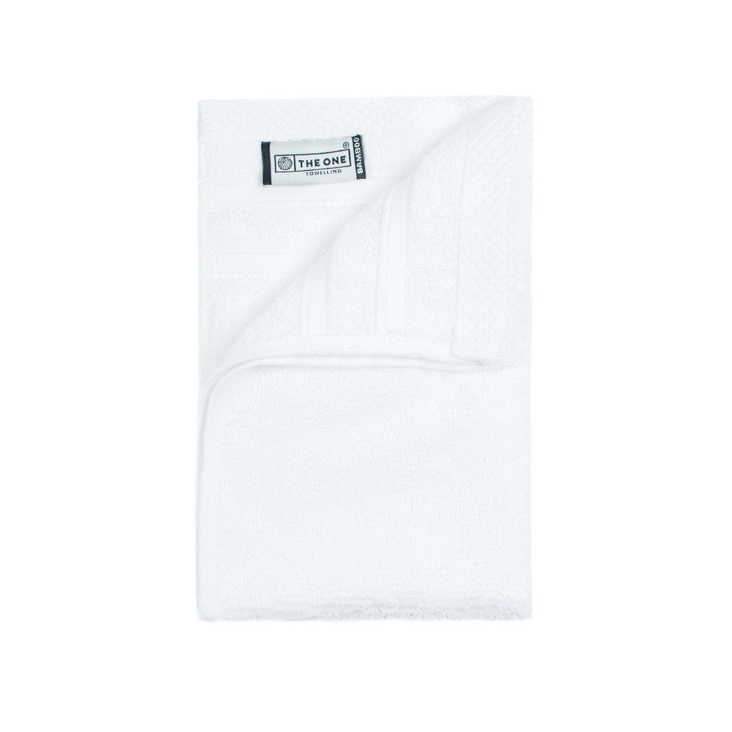 Bamboe handdoekenset wit