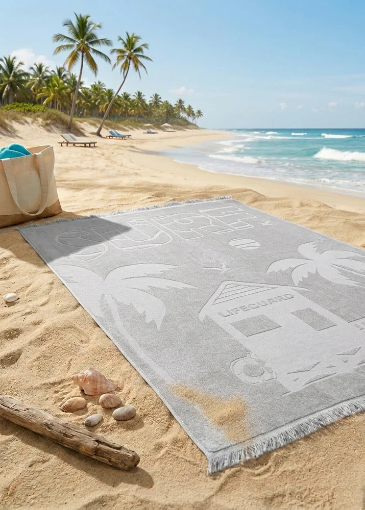 Strandtuch aus Velours Sunday
