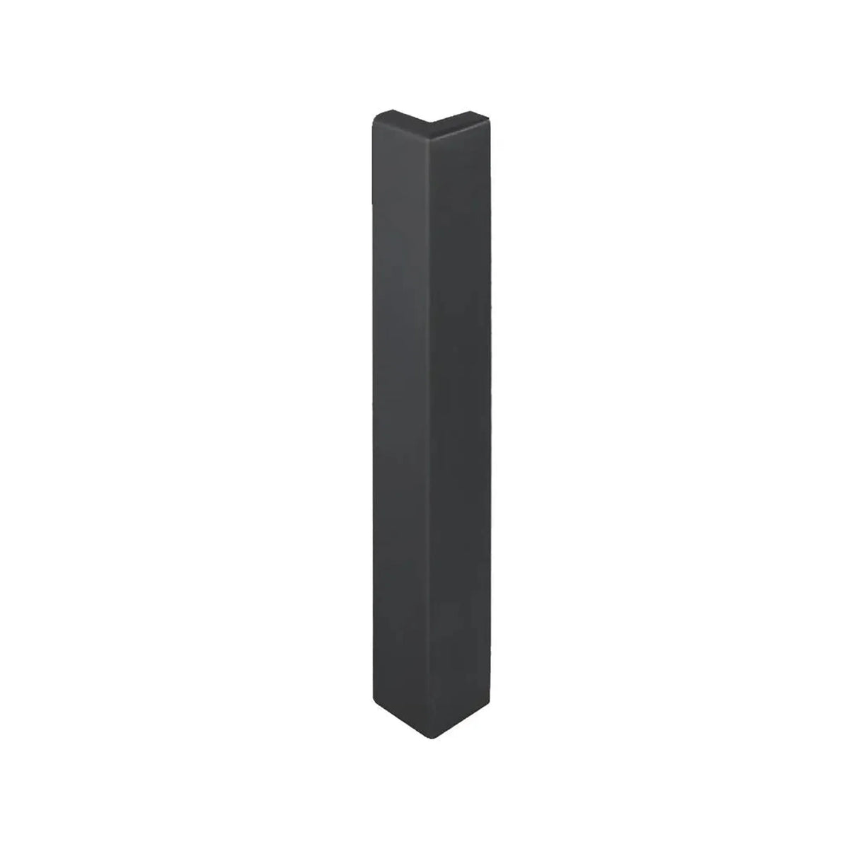 100 mm outside corner balcony angle profile T-shape in Black. RAL 7016 #A0003219