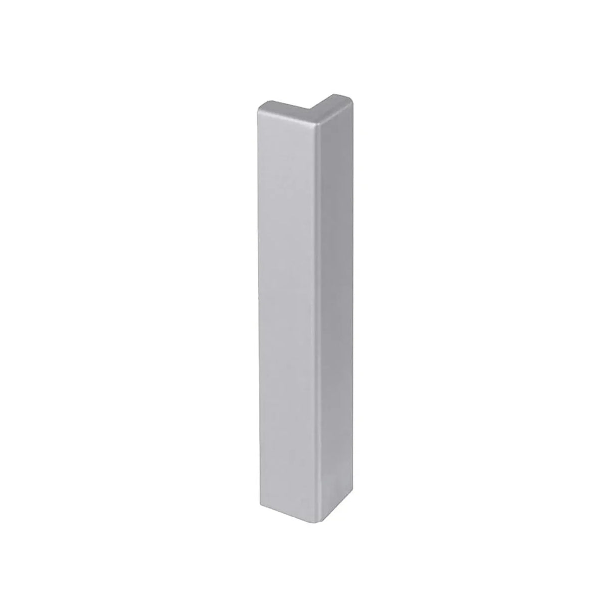 80 mm outside corner balcony angle profile T-shape. Silver anodised surface #A0003296