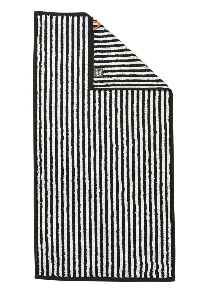 handdoek_zwart_gestreept_