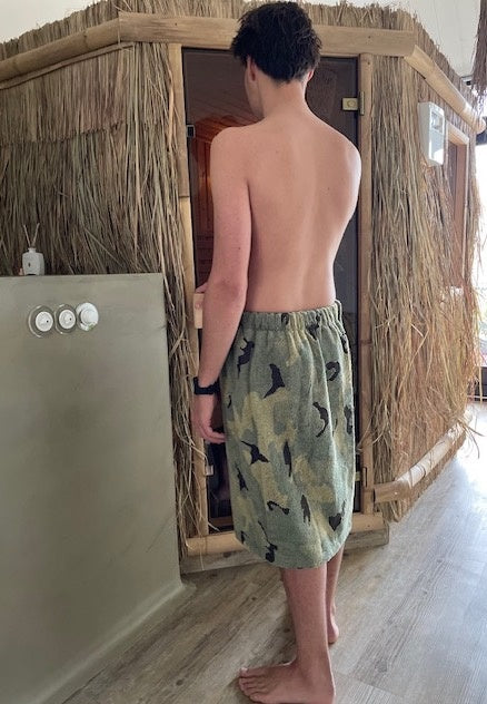 Saunakilt heren Camo