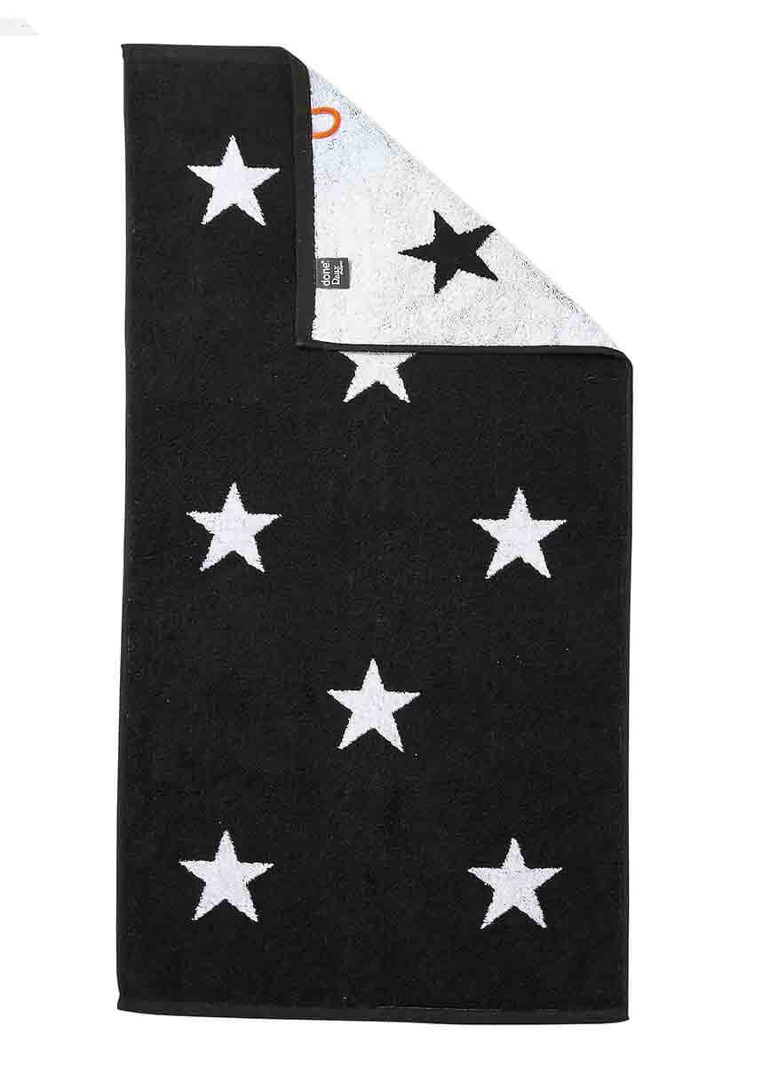 Ster zwart_handdoek