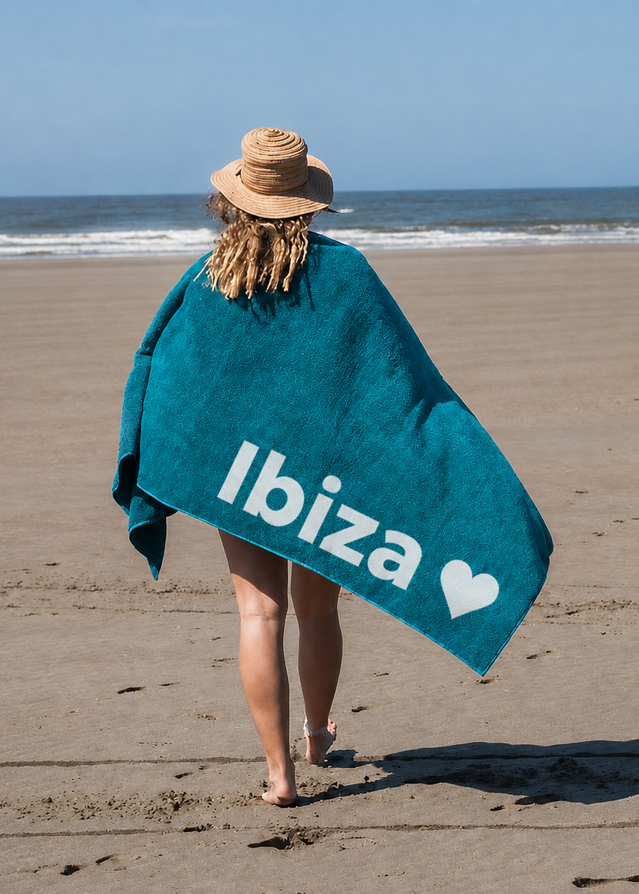 Strandtuch mit S&LT-Print