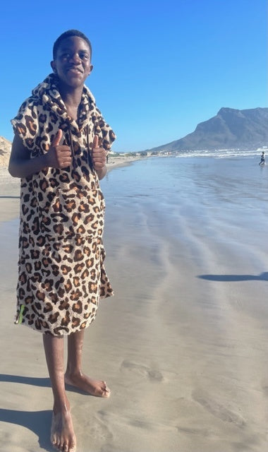 Surfponcho kids Leopard