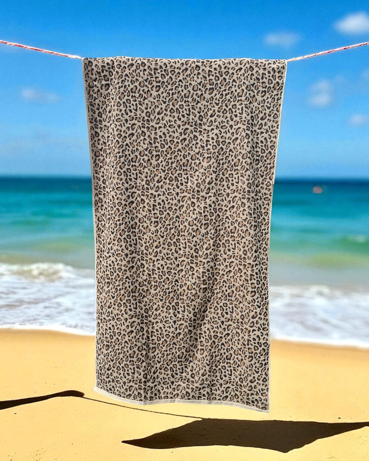 Lasa strandhanddoek Panter