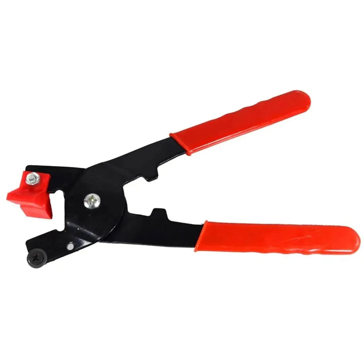 Schwarz/rote Fliesenbrechzange mit Kunststoffgriffen #A0003126