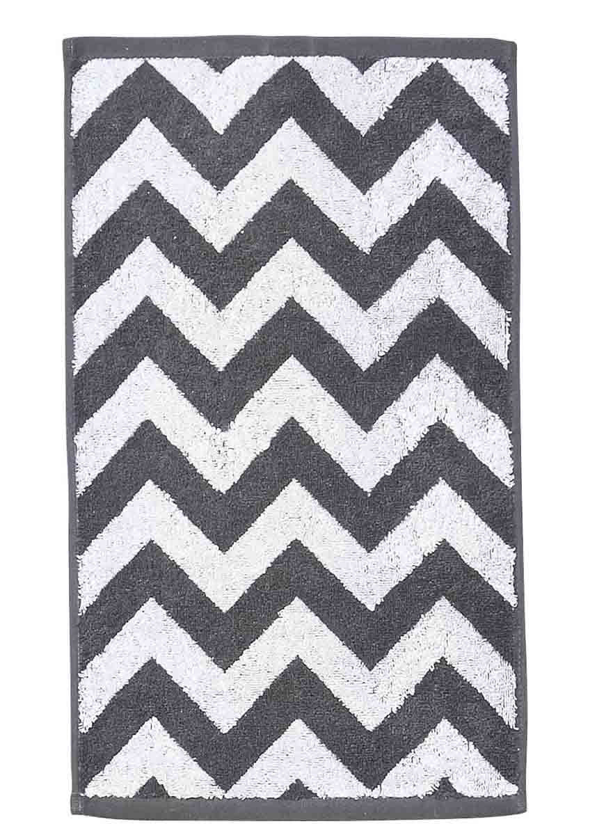 Zigzag antraciet_Gastendoek