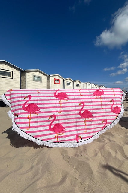 Roze strandlakens