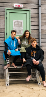 Surfponcho borduren met tekst of logo