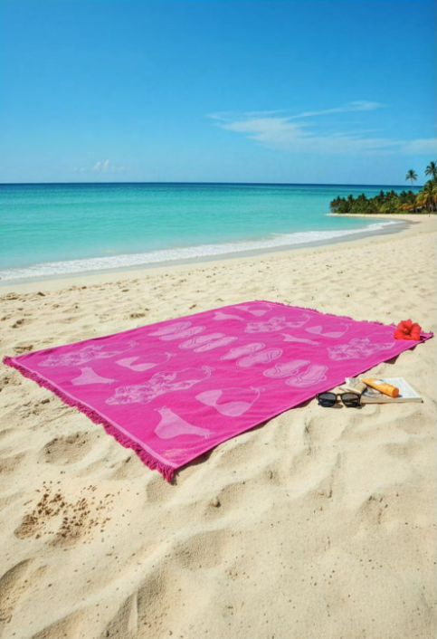 Strandtuch aus Velours Sunday