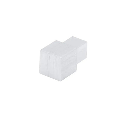 DURAL pièces d'angles pour profilé carré alu argent brossé