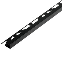 Détail d'un profilé carré DURAL noir en PVC avec découpe triangulaire sur la branche d'appui #FR0004106
#FR0004419
#FR0004420
