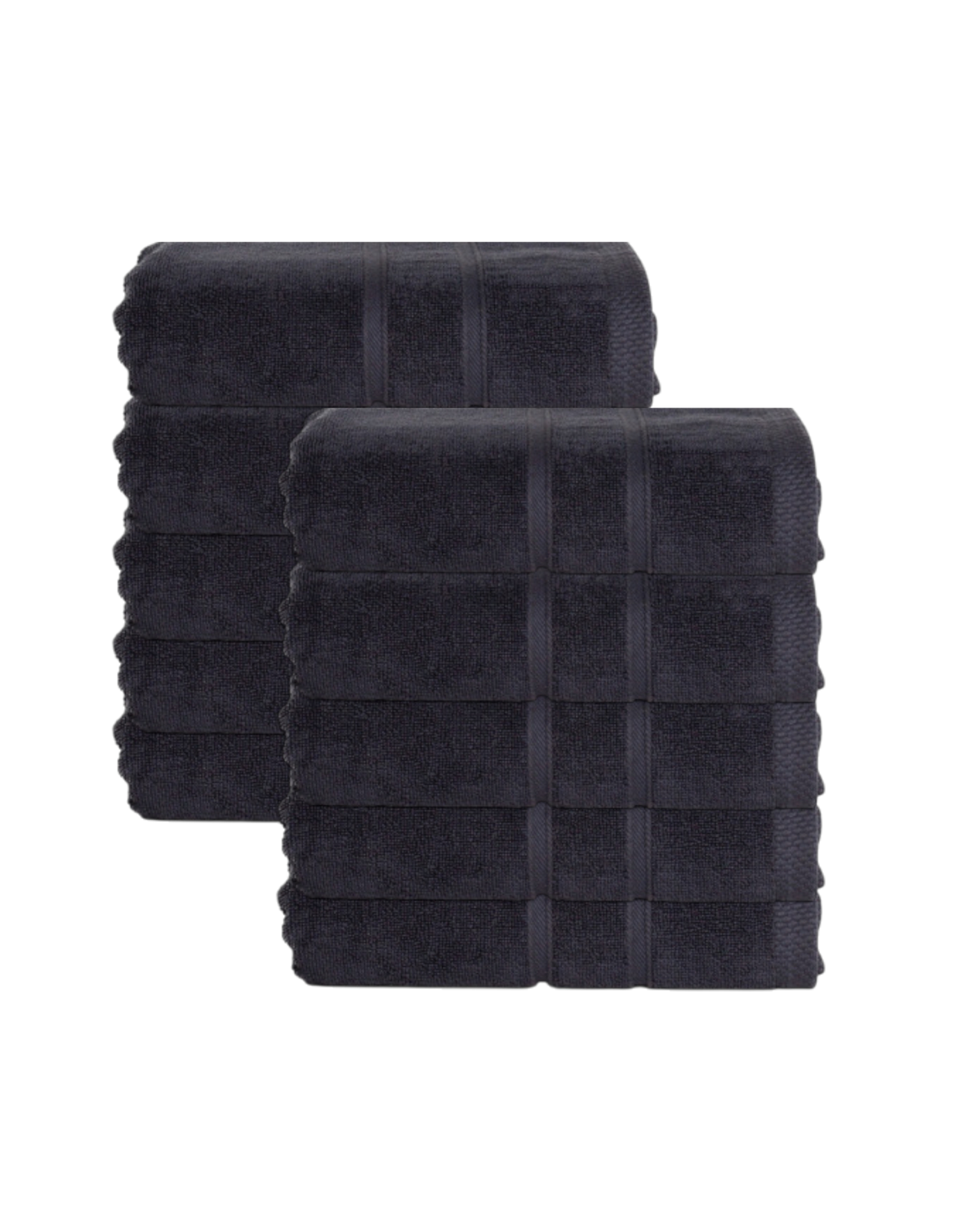 Hotel handdoeken antraciet - 10 stuks