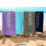 Strandtuch mit S&amp;LT-Print