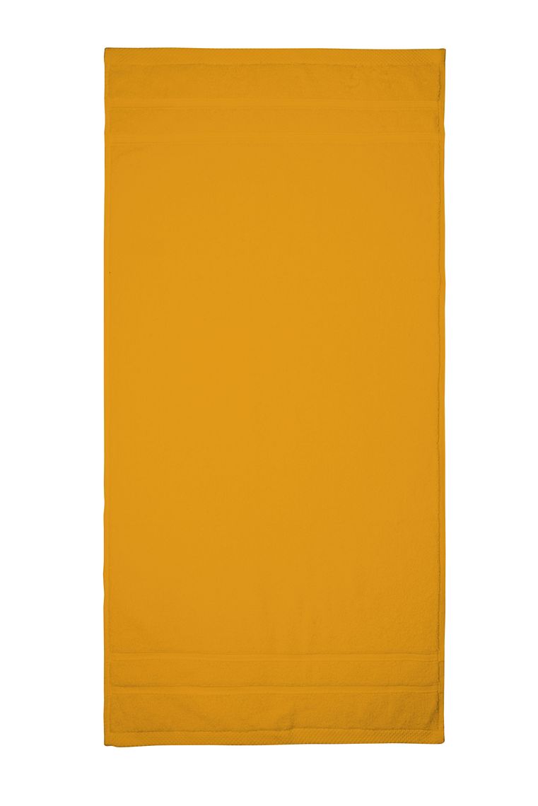 Hotel handdoeken okergeel - 10 stuks