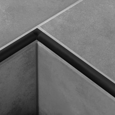 DURAL pièces d'angles intérieurs pour profilé quart de rond alu noir – Vue 2