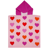 Swim poncho Hearts