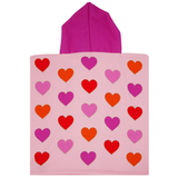 Swim poncho Hearts