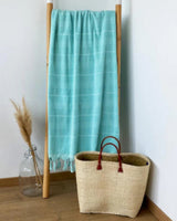 XXL Hamam towel with terry cloth