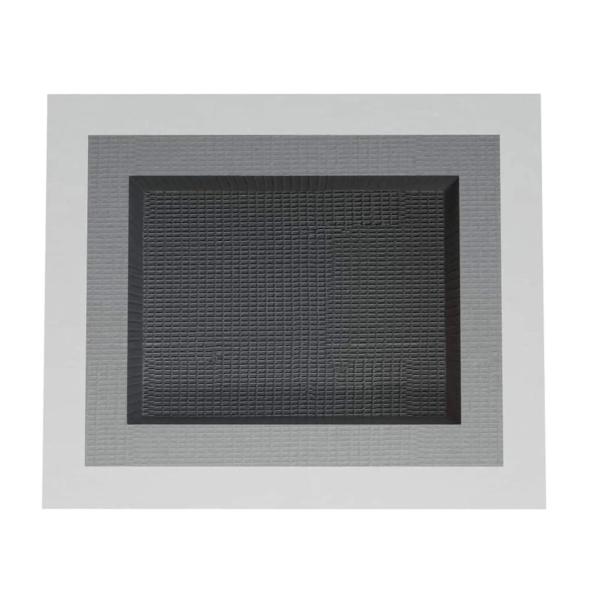 Vue de face de la niche murale à carreler PRO 400 x 300 x 87 mm avec voile d'étanchéité #FR0005000