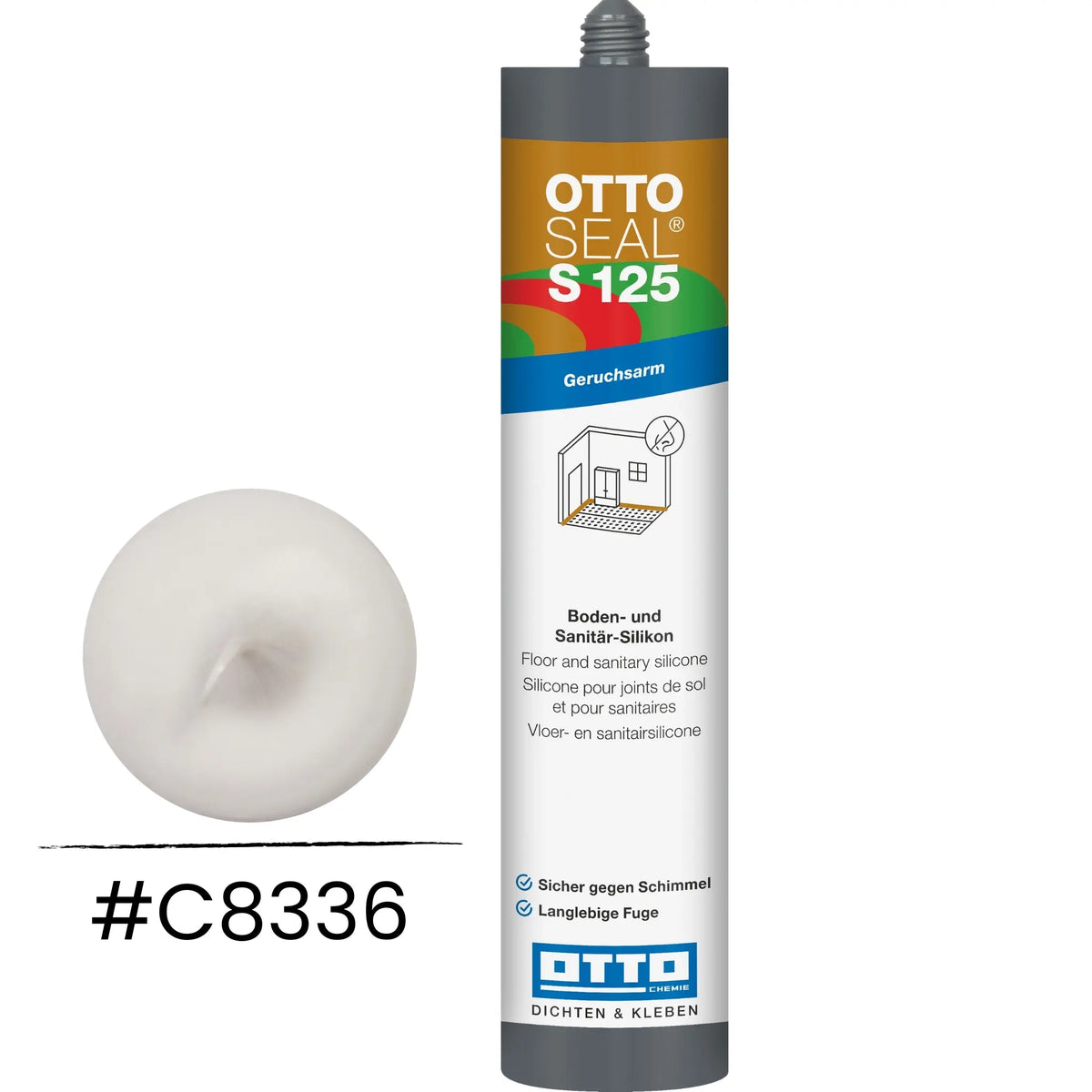 Image produit OTTOSEAL S 125 – Silicone sol & sanitaire mat jasmin clair C8336
#A0005514