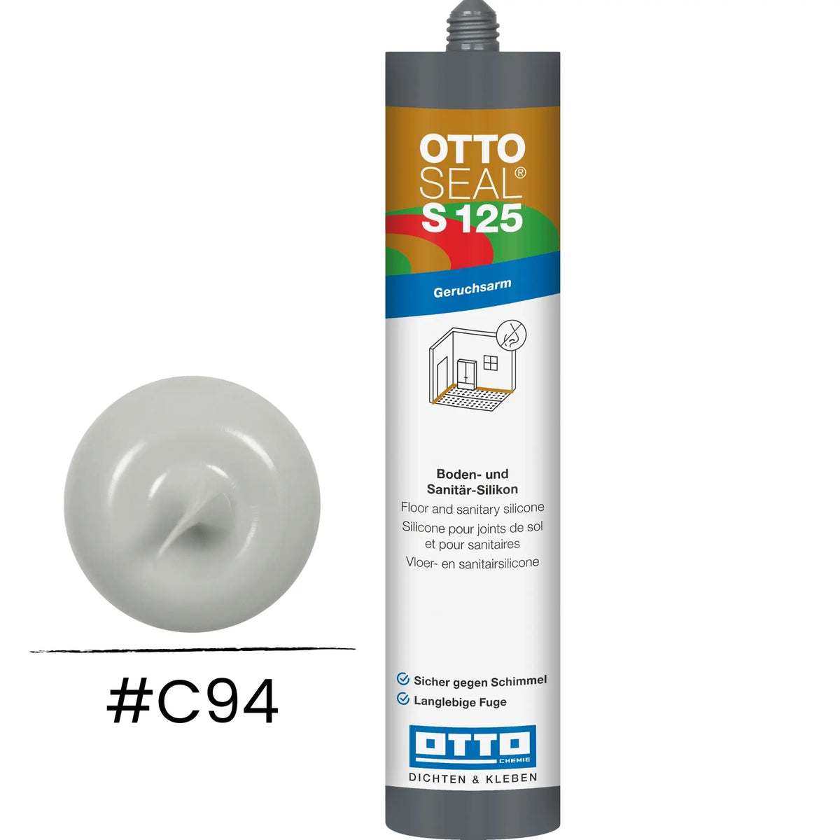 Image produit OTTOSEAL S 125 – Silicone sol & sanitaire gris argent C94
#A0005515