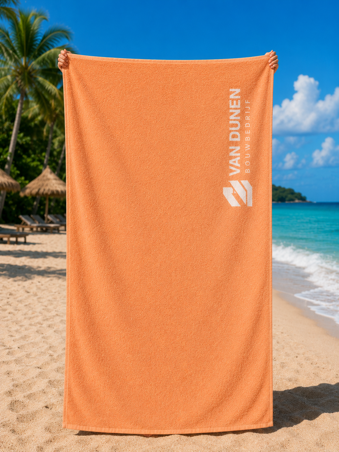 Strandtuch mit S&amp;LT-Print