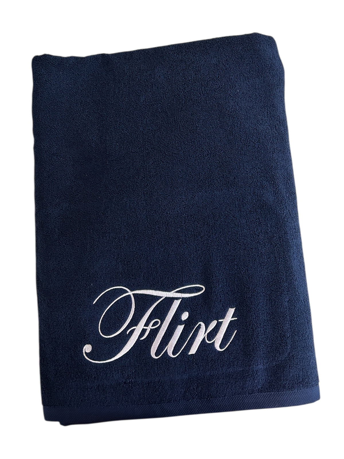 Embroidered beach towel