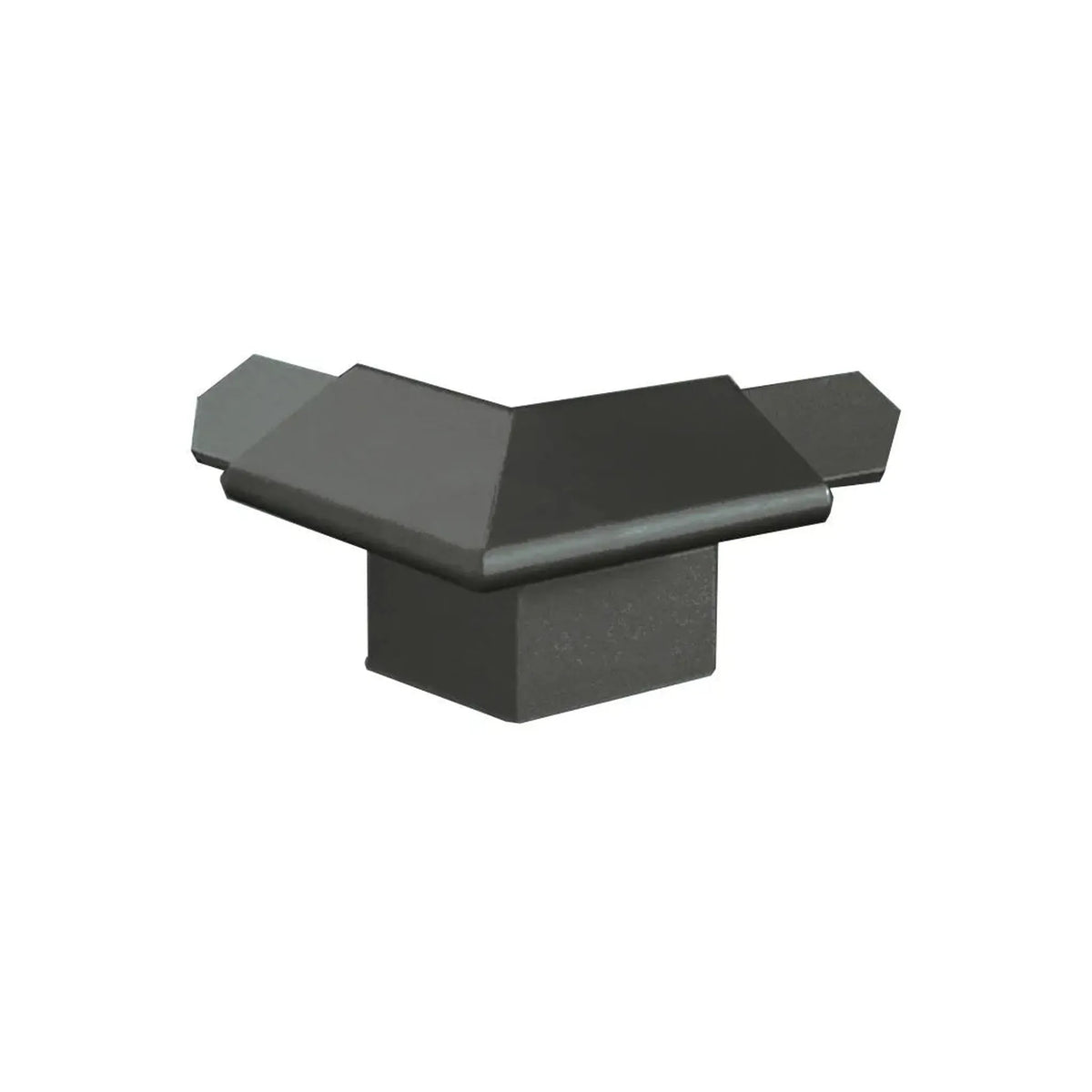 Angle extérieur pour profilés d'angle de balcon avec larmier anthracite et cache court vers le bas #FR0003300
#FR0003298
