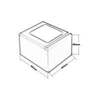 Dessin technique de la pièce d'angle profilé de balcon en L. 80 mm de largeur, 80 mm de longueur, 95 mm de hauteur #FR0003416
#FR0003425