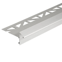 profilé angulaire de balcon argenté mat avec larmier et aile perforée ainsi que petit cache à l'avant #FR0003318
#FR0003321
#FR0003324