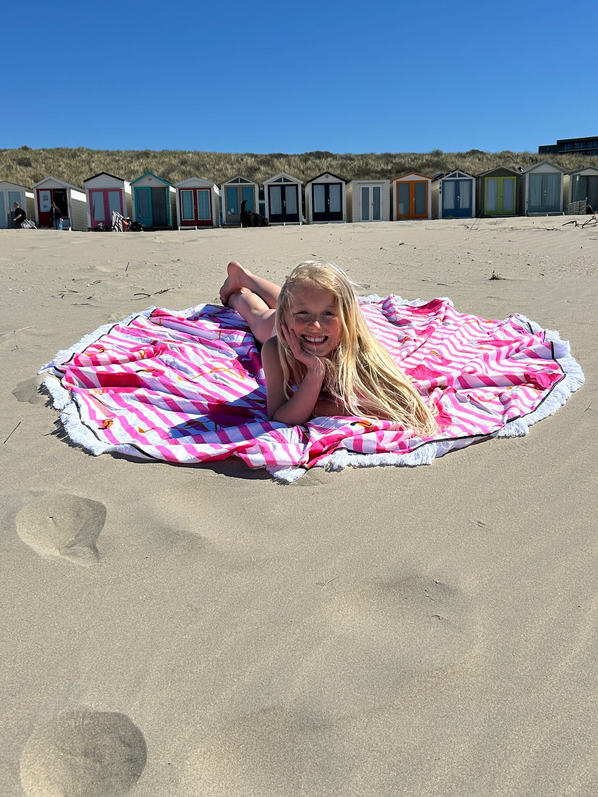 Round towel Elephant