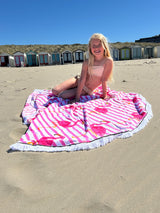 Round towel Elephant