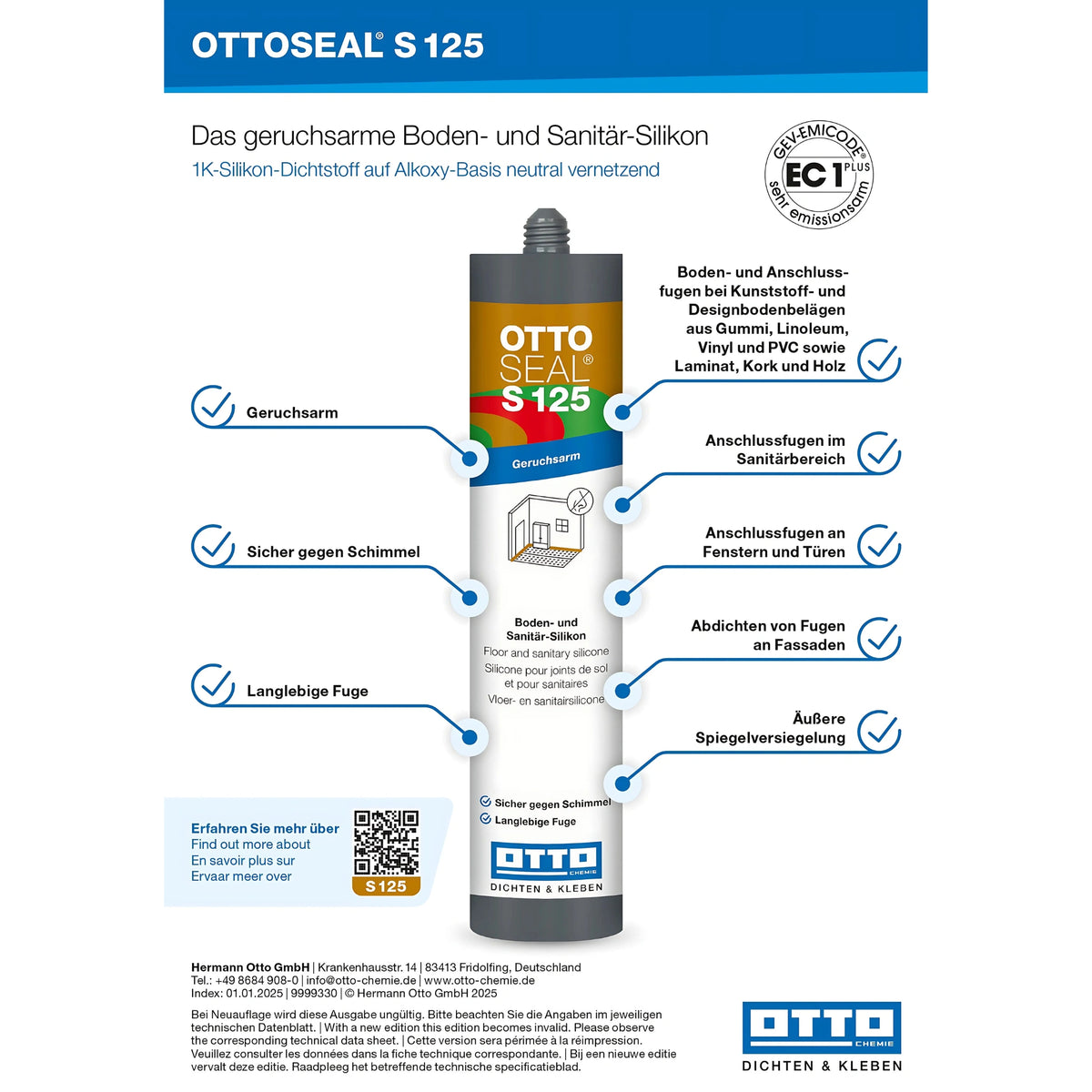 OTTOSEAL S 125 détails et caractéristiques du produit