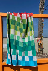 Velours strandhanddoek Porto