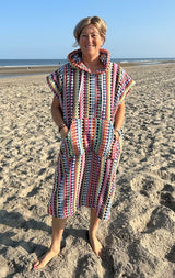 Surfponcho borduren met tekst of logo