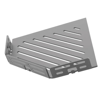 Tablette de douche pentagonale en alu