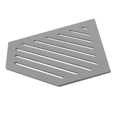 Tablette de douche pentagonale en alu – Vue 2