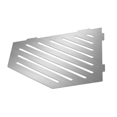 Tablette de douche pentagonale en inox – Vue 2