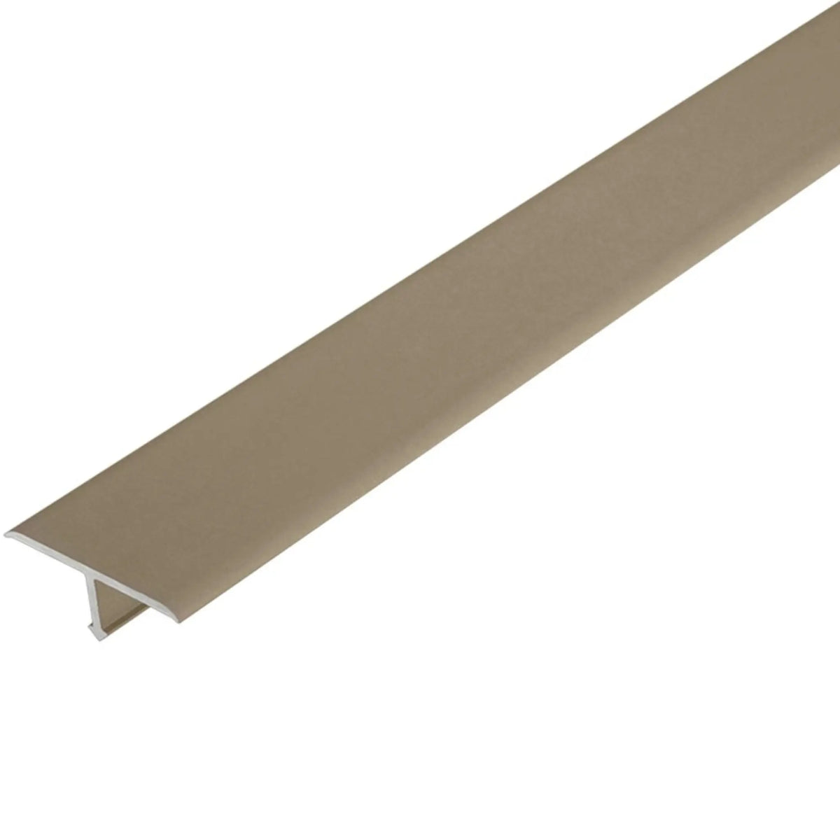 Profil przejściowy T-kształtny z aluminium anodyzowanego na tytan 25 mm #FR0003148 #A0003148