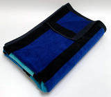 Velours-Strandtuch Happy Blue