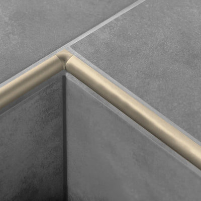 DURAL Innenecken Viertelkreisprofil Aluminium sand – Ansicht 2