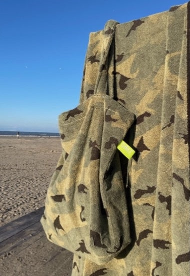 Camouflage strandtas